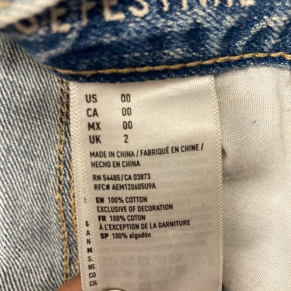 American Eagle Vintage Festival Hi-Rise Shorts Size 00 - Picture 6 of 6